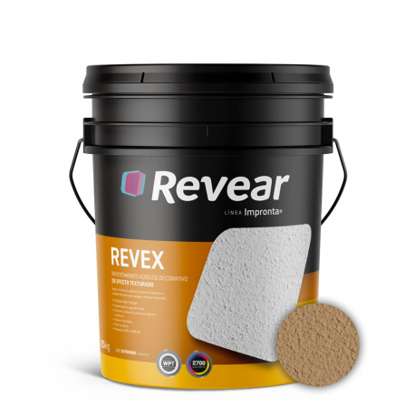 Revex Medio Revestimiento Acrílico 25 kg - Beige Nuez