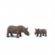 Playsets Animal World Rinoceronte Pack x 2