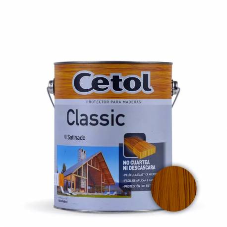 Cetol Classic Satinado 4 lts - Caoba