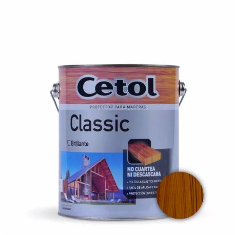 Cetol Classic Brillante 4 lts - Caoba