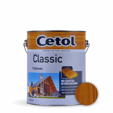 Cetol Classic Satinado 4 lts - Roble